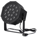 LED-B11 Plastic PAR Light DMX512 10W 18 LED RGB Stage Light, Master / Slave Control / Auto Run Mode