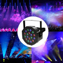 LED-B11 Plastic PAR Light DMX512 10W 18 LED RGB Stage Light, Master / Slave Control / Auto Run Mode