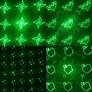4mw 532nm Green Beam Laser Stage Pen, Apple / Goldfish / Bear / Mushroom / Windmill / Dolphin etc. 6 Patterns(Black)