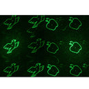 4mw 532nm Green Beam Laser Stage Pen, Mushroom / Bear / Windmill / Dolphin / Apple / Birds / Goldfish / Meteor Pattern(Black)