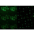 4mw 532nm Green Beam Laser Stage Pen, Mushroom / Bear / Windmill / Dolphin / Apple / Birds / Goldfish / Meteor Pattern(Black)