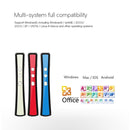 VIBOTON PP900 2.4GHz Multimedia Presentation Remote PowerPoint Clicker Handheld Controller Flip Pen with USB Receiver, Control Distance: 25m(Blue)