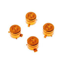 Aluminum Metal Buttons for PS4 9mm Mod Kits Bullet(Gold)