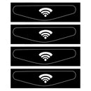 4 PCS Cool Light Bar Sticker Decal Sticker for PlayStation 4 Controller DualShock 4