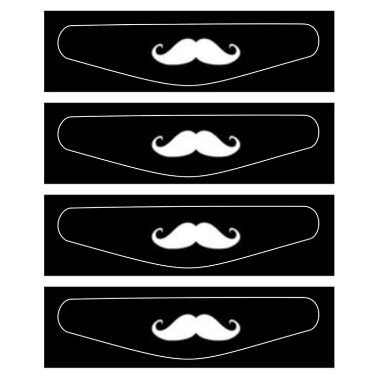 4 PCS Cool Light Bar Sticker Decal Sticker for PlayStation 4 Controller DualShock 4