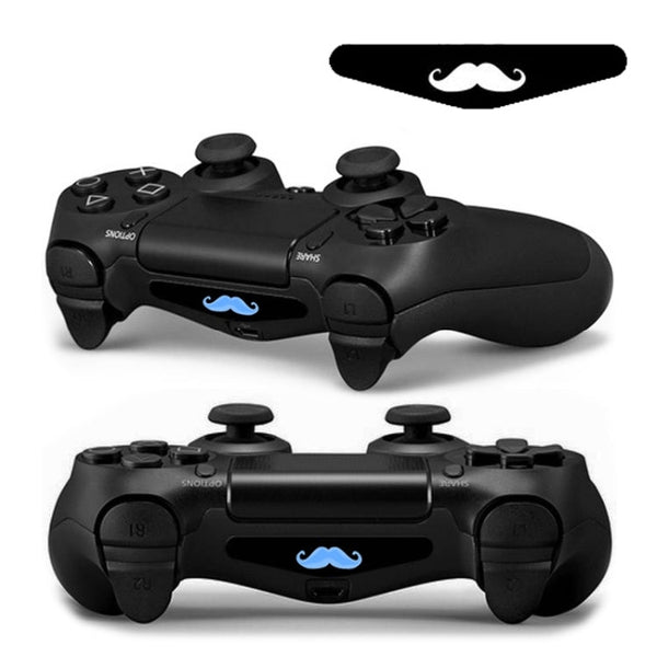 4 PCS Cool Light Bar Sticker Decal Sticker for PlayStation 4 Controller DualShock 4