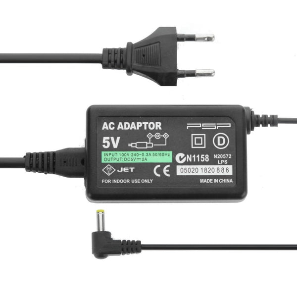 AC Adaptor for PSP1000,PSP2000, EU Plug(Black)