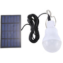 Outdoor Energy-saving Light, Portable Solar Powered LED Bulb Lamp(White)