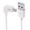 1m 90 Degree Micro USB Port USB Data Cable for Samsung Galaxy S7 & S7 Edge / LG G4 / Huawei P8 / Xiaomi Mi4 and other Smartphones (White)