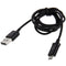 1m Micro USB Data Sync Charger Cable, for Galaxy S IV / i9500 / i9300 / N7100, Nokia Lumia Series, LG Optimus Series, Sony Xperia Series , Length: 1m(Black)