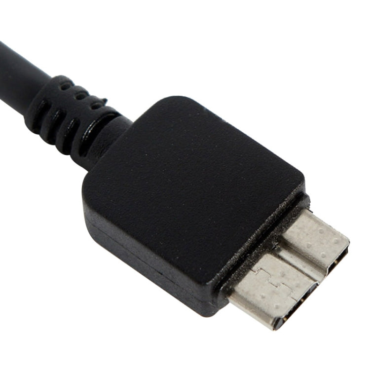 USB 3.0 Male to Micro USB 3.0 Male Adapter Cable, Right Bend, Length: 12cm