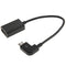 12cm 90 Degree Micro USB OTG Connection Cable for Samsung Galaxy S7 & S7 Edge / LG G4 / Huawei P8 / Xiaomi Mi4 and other Smartphones (Black)