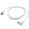3m 90 Degree Micro USB Port USB Data Cable, For Samsung / Huawei / Xiaomi / Meizu / LG / HTC and Other Smartphones(White)