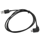 5m 90 Degree Micro USB Port USB Data Cable, For Samsung / Huawei / Xiaomi / Meizu / LG / HTC and Other Smartphones(Black)