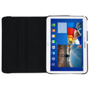 360 Degree Rotation Litchi Texture Leather Case with Holder for Galaxy Tab 3 (10.1) / P5200 / P5210, Black(Black)