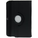 360 Degree Rotation Litchi Texture Leather Case with Holder for Galaxy Tab 3 (10.1) / P5200 / P5210, Black(Black)