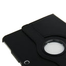 360 Degree Rotation Litchi Texture Leather Case with Holder for Galaxy Tab 3 (10.1) / P5200 / P5210, Black(Black)
