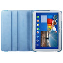 360 Degree Rotation Lichi Texture Leather Case with Holder for Galaxy Tab 3 (10.1) / P5200 / P5210, Baby Blue