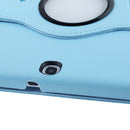 360 Degree Rotation Lichi Texture Leather Case with Holder for Galaxy Tab 3 (10.1) / P5200 / P5210, Baby Blue