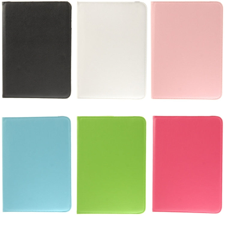 360 Degree Rotatable Litchi Texture Leather Case with 2-angle Viewing Holder for Samsung Galaxy Tab 4 10.1 / SM-T530 / T531 / T535(Red)