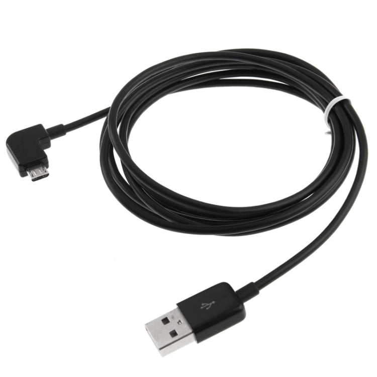 2m 90 Degree Micro USB Port USB Data Cable for Samsung Galaxy S7 & S7 Edge / LG G4 / Huawei P8 / Xiaomi Mi4 and other Smartphones (Black)