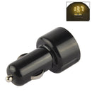 5V 2.1A LED USB Car Charger with Electric Meter for Galaxy S6 / S5 / G900 / S IV (i9500), iPhone 6 & 6 Plus, iPhone 5 & 5S & 5C, iPad Air 2 & Air & mini & mini 2 Retina, iPod touch 5(Yellow)