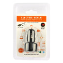 5V 2.1A LED USB Car Charger with Electric Meter for Galaxy S6 / S5 / G900 / S IV (i9500), iPhone 6 & 6 Plus, iPhone 5 & 5S & 5C, iPad Air 2 & Air & mini & mini 2 Retina, iPod touch 5(Yellow)