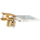 60-100X Zoom Mobile Phone Microscope with Universal Smile Clip(Gold)