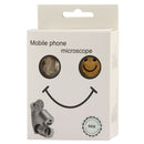 60-100X Zoom Mobile Phone Microscope with Universal Smile Clip(Gold)