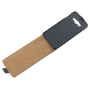 Vertical Flip Leather Case for Galaxy A7 / A700F(Black)