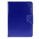 Universal Crazy Horse Texture Horizontal Flip Leather Case with Holder for 9 inch Tablet PC(Dark Blue)