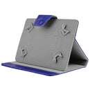 Universal Crazy Horse Texture Horizontal Flip Leather Case with Holder for 10 inch Tablet PC(Dark Blue)