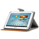 Universal Crazy Horse Texture Horizontal Flip Leather Case with Holder for 10 inch Tablet PC(Orange)