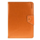 Universal Crazy Horse Texture Horizontal Flip Leather Case with Holder for 10 inch Tablet PC(Orange)