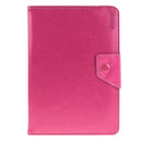 Universal Crazy Horse Texture Horizontal Flip Leather Case with Holder for 10 inch Tablet PC(Magenta)