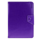 Universal Crazy Horse Texture Horizontal Flip Leather Case with Holder for 10 inch Tablet PC(Purple)