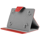 Universal Crazy Horse Texture Horizontal Flip Leather Case with Holder for 10 inch Tablet PC(Red)