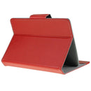 Universal Crazy Horse Texture Horizontal Flip Leather Case with Holder for 10 inch Tablet PC(Red)