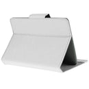Universal Crazy Horse Texture Horizontal Flip Leather Case with Holder for 10 inch Tablet PC(White)