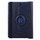 Litchi Texture 360 Degree Rotating Leather Protective Case with Holder for Galaxy Tab A 9.7 / P550 / T550(Dark Blue)
