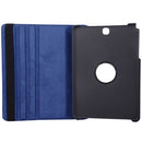 Litchi Texture 360 Degree Rotating Leather Protective Case with Holder for Galaxy Tab A 9.7 / P550 / T550(Dark Blue)
