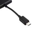 18cm 4 Ports Micro USB OTG Charge HUB Cable, For Samsung / Huawei / Xiaomi / Meizu / LG / HTC and Other Smartphones(Black)