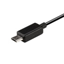 2 Ports Micro USB Charge HUB Cable, Length: 20cm, For Galaxy S6 & S6 edge / S5 / S4, Note 4, Tablet(Black)