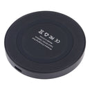 Universal QI Standard Round Wireless Charging Pad(Black)