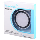 Universal QI Standard Round Wireless Charging Pad (White + Black)