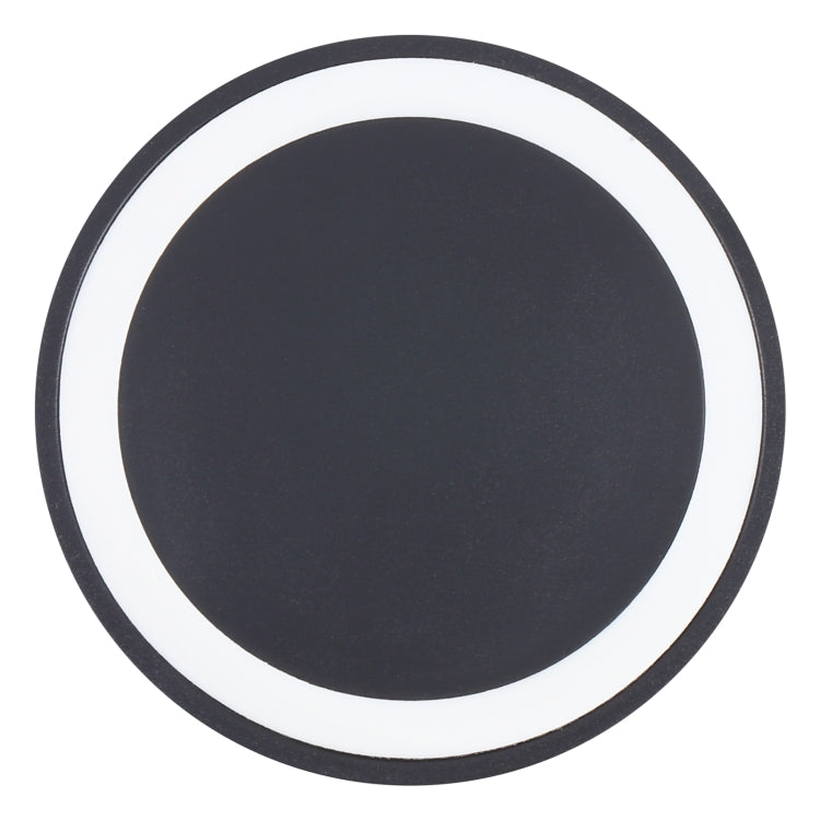 5W Universal QI Standard Round Wireless Charging Pad (Black + White)