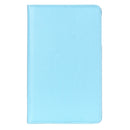 Litchi Texture 360 Degree Rotation Leather Case with Multi-functional Holder for Galaxy Tab E 9.6(Baby Blue)