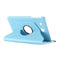Litchi Texture 360 Degree Rotation Leather Case with Multi-functional Holder for Galaxy Tab E 9.6(Baby Blue)