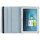 360 Degree Rotatable Litchi Texture Leather Case with Holder for Galaxy Tab 2 (10.1) / P5100(Blue)