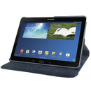 360 Degree Rotatable Litchi Texture Leather Case with 2-angle Viewing Holder for Galaxy Note 10.1 (2014 Edition) / P600, Dark Blue(Dark Blue)
